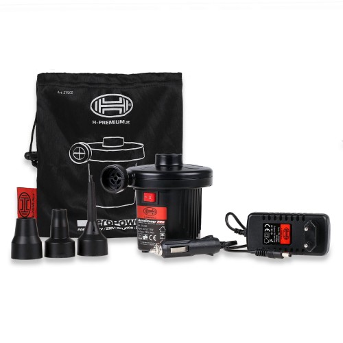Kempingowa pompa powietrza 12V + 230V AeroPower PRO Heyner