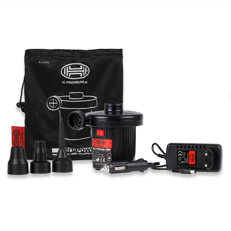 Kempingowa pompa powietrza 12V + 230V AeroPower PRO Heyner