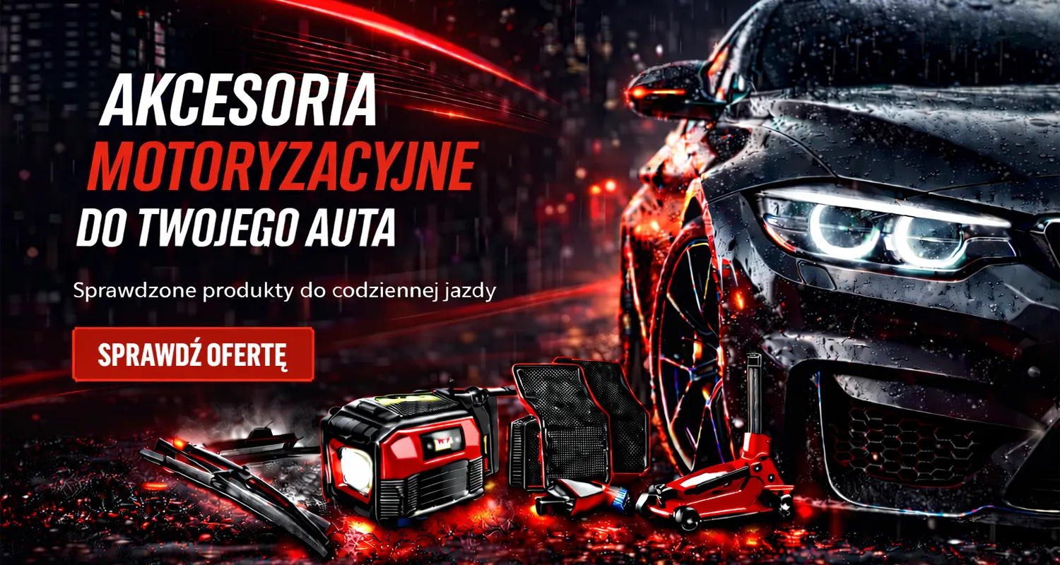 Akcesoria motoryzacyjne do samochodu – wycieraczki samochodowe, kompresor, dywaniki i podnośnik